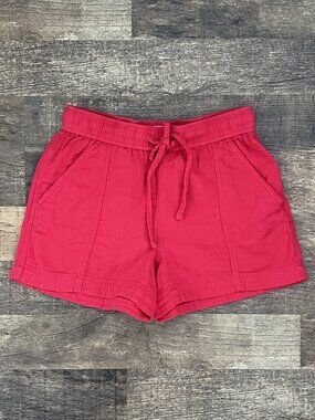 ⭐LOFT OUTLET 100% COTTON SHORTS in Red, size XS ⭐